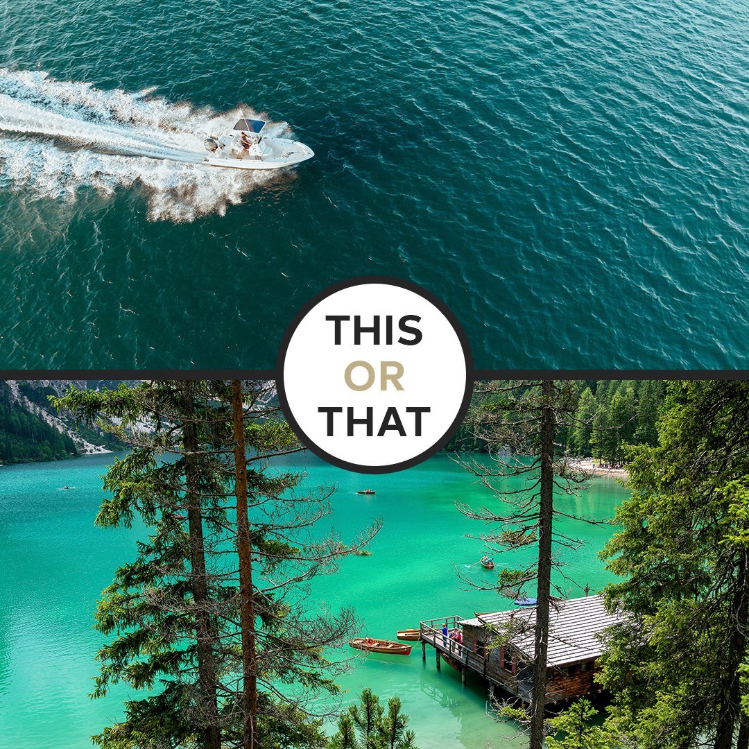 Would you rather spend your summer on the ocean or by the lake?
Comment below! facebook.com/29116951756123…
