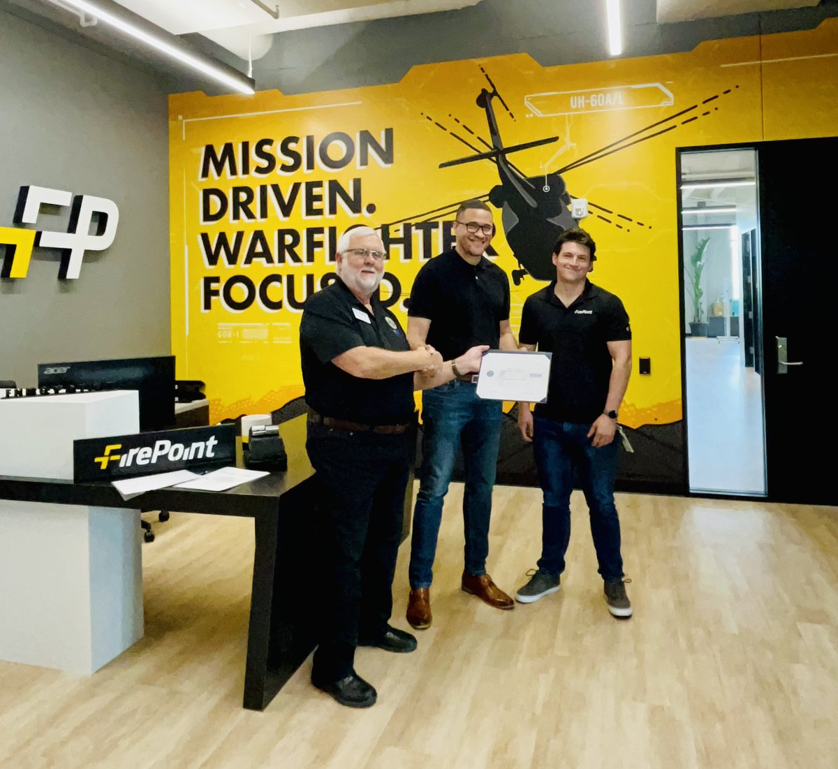 FirePoint Innovations Center (@firepointic) on Twitter photo Our Executive Director, Stephen Cyrus, was awarded the Patriot Award this week! Our Executive Director, Stephen Cyrus, was awarded the Patriot Award this week!