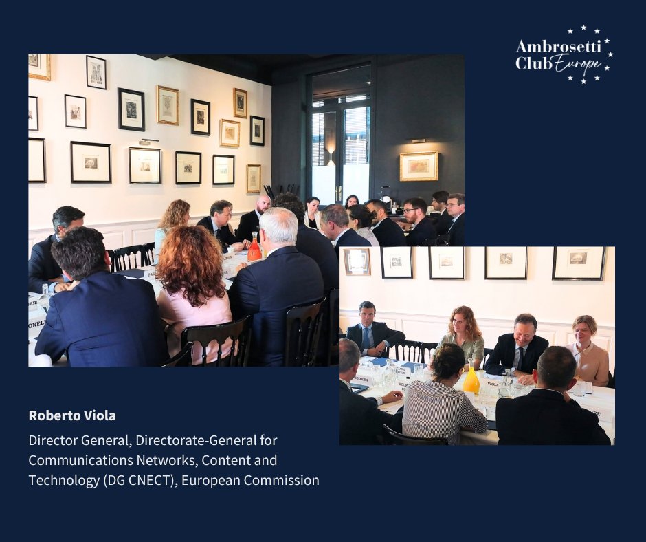 Making Europe fit for the digital age is one of the headline ambitions of the EU Commission. We discussed it today with our Brussel's #BusinessCommunity & @ViolaRoberto Director General @DigitalEU DG CONNECT @EU_Commission 

More abt #AmbrosettiClub Europe
ambrosetti.eu/en/ambrosetti-…