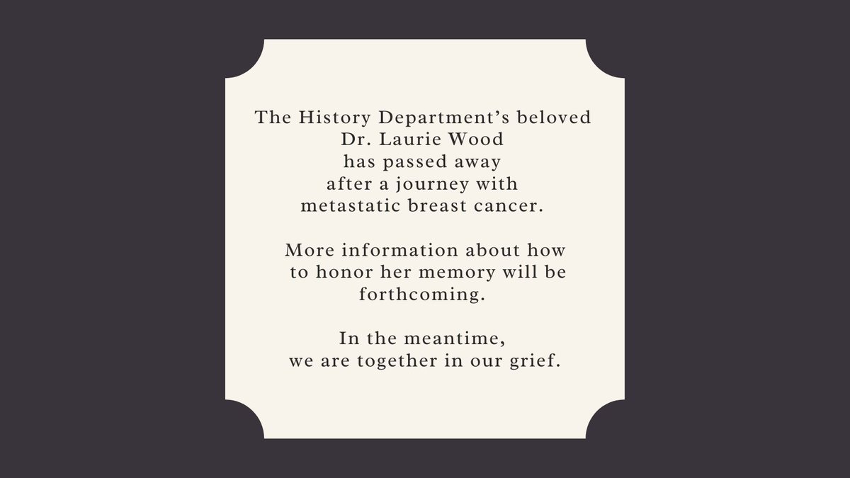 FSU History on Twitter "The FSU History Department’s beloved Dr