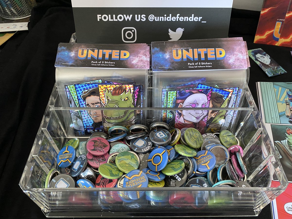 This Saturday we gonna be at Brighton Comic Con &amp; Gaming Festival with @ukcgf ! So excited to come along get UNITED issue 1 and say hi! We may have a few surprises in store too. 🥳 #comicbooks #comiccon #comicconvention #ukcgf #comicart #partytime🎉 #brighton #brightonlife #amex