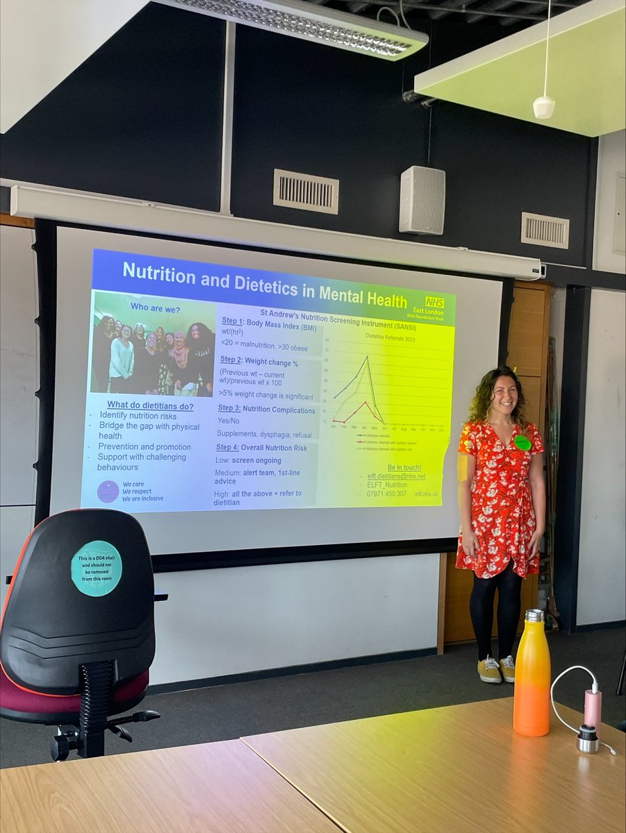 ELFT Nutrition and Dietetics (@elft_nutrition) on Twitter photo Dietitians representing mental health for ELFT at the NEL AHP day! Happy Dietitians' Week everyone!
#WeAreDietetics
<a href="/NELHCP/">North East London Health and Care Partnership</a> <a href="/NELondonAHPs/">NELAHPS</a> <a href="/Dietitians_MHG/">BDA Mental Health Specialist Group</a> <a href="/DrGilluley/">Dr Paul Gilluley🌈</a> @#DW2023 Dietitians representing mental health for ELFT at the NEL AHP day! Happy Dietitians' Week everyone!
#WeAreDietetics
<a href="/NELHCP/">North East London Health and Care Partnership</a> <a href="/NELondonAHPs/">NELAHPS</a> <a href="/Dietitians_MHG/">BDA Mental Health Specialist Group</a> <a href="/DrGilluley/">Dr Paul Gilluley🌈</a> @#DW2023