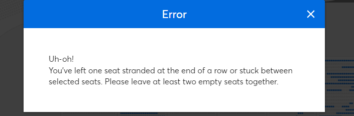 Elle43560011's tweet photo. @TMFanSupport @Ticketmaster is awful. No phone number available to purchase tickets. I am attempting to purchase 2 tickets and the system is forcing me to purchase a 3rd ticket. I don't need a 3rd ticket https://t.co/LzlnBKhNGW