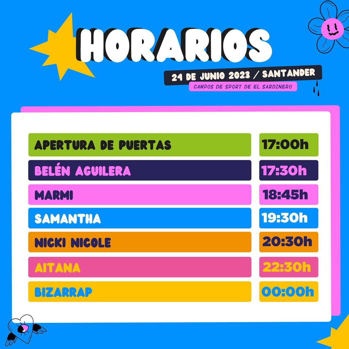 El próximo 24 de junio, Samantha se presenta en Santander con el festival #MyFest, a las 19:30. Últimas entradas disponibles en myfest23.com/entradas/