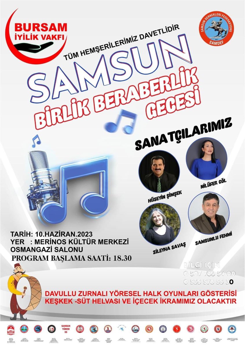 akkayairfan16's tweet photo. Tüm hemşerilerimizle buluşmak dileğiyle.
🗓️10 Haziran Cumartesi
⏰18.30
📍Merinos Osmangazi Salon
#BursamİyilikVakfı #Samdef #Bursa #Samsun https://t.co/eOgXjgfnx4