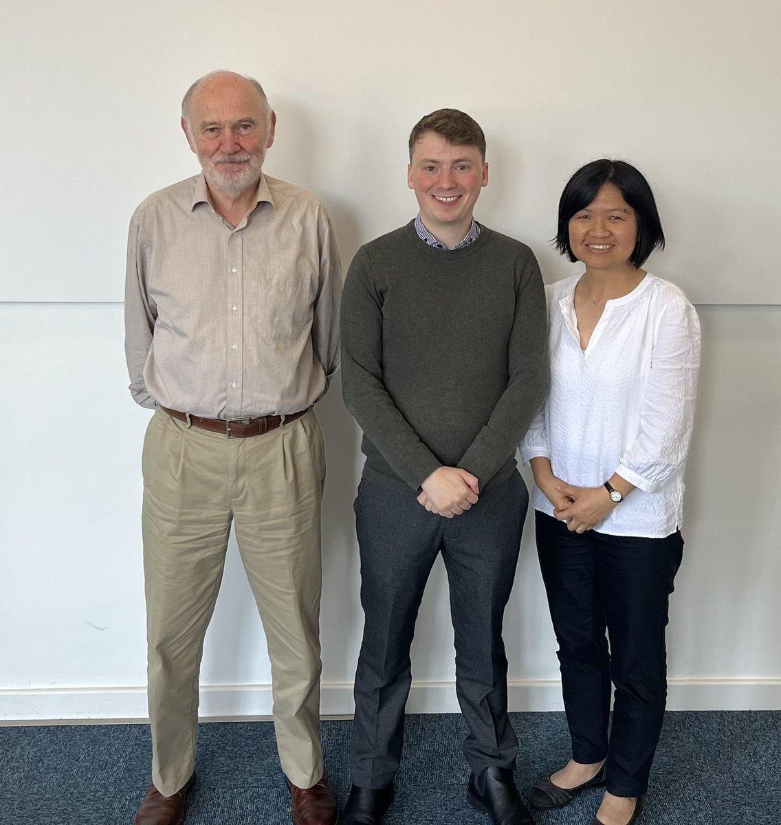 Was a pleasure to be an external examiner for Chris Harrison <a href="/chembham/">Chem Birmingham</a> today, together with <a href="/profkil/">shaaa</a>, one of the giants in solid oxide fuel cells. Very much enjoyed the discussions with John and Chris. Glad to see Chris stays in H2 <a href="/bhamenergy/">Birmingham Energy</a>.