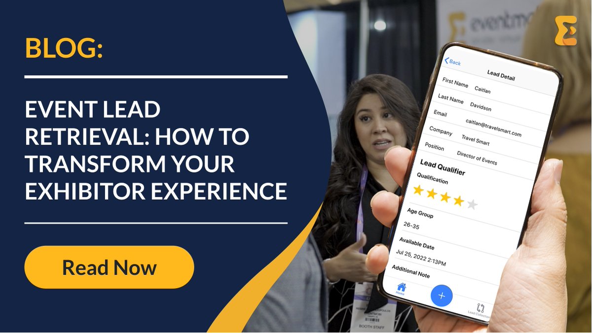 When it comes to lead retrieval, you don’t want to lead your exhibitors wrong.

Our newest blog explores…

😖 Lead retrieval vs lead capture
⚙️ How to implement a system built for ROI
✅ How do you find the right lead retrieval #eventtech

Check it out 👉 hubs.la/Q01SR84P0
