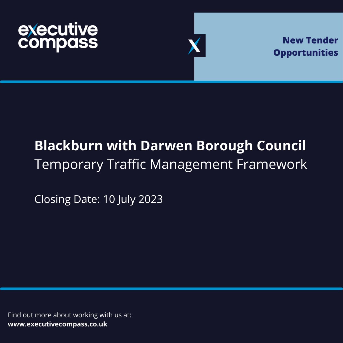 ExecCompass's tweet photo. π Head to our website to see the start of this week's #ContractNotices.
π https://t.co/s4CSG1e06b
#TenderWriting #BidWriting #Procurement https://t.co/VgV0I5FuWs