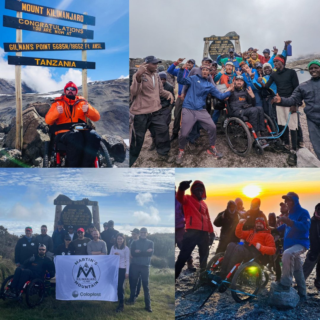 #OnThisDay last year <a href="/MartinHibbert/">Martin Hibbert</a> and his <a href="/SIA_Mountain/">Martin's Mountain</a> team reached the top of Kilimanjaro after an epic journey full of blood, sweat and tears🗻

Martin has not stopped fighting for change and for his £1 million target. At £910k it's the final climb!👇
martins-mountain.justgiving-sites.com
