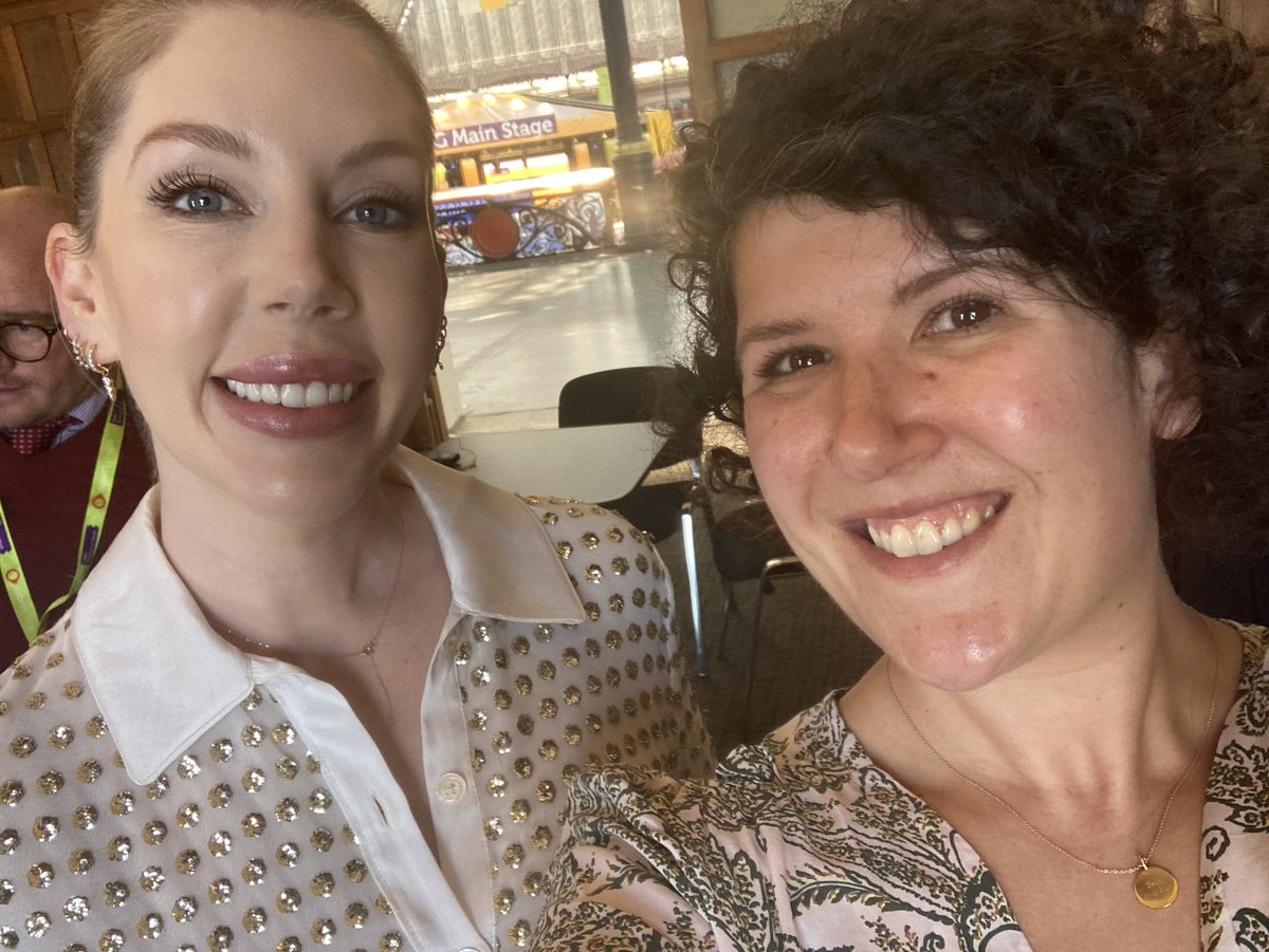 Definite career highlight getting to interview @Kathbum at #FestivalofWork today - we covered everything from finding your authentic voice, cancel culture & learning from mistakes, creating space for others and taking it up ourselves, and managing mum guilt