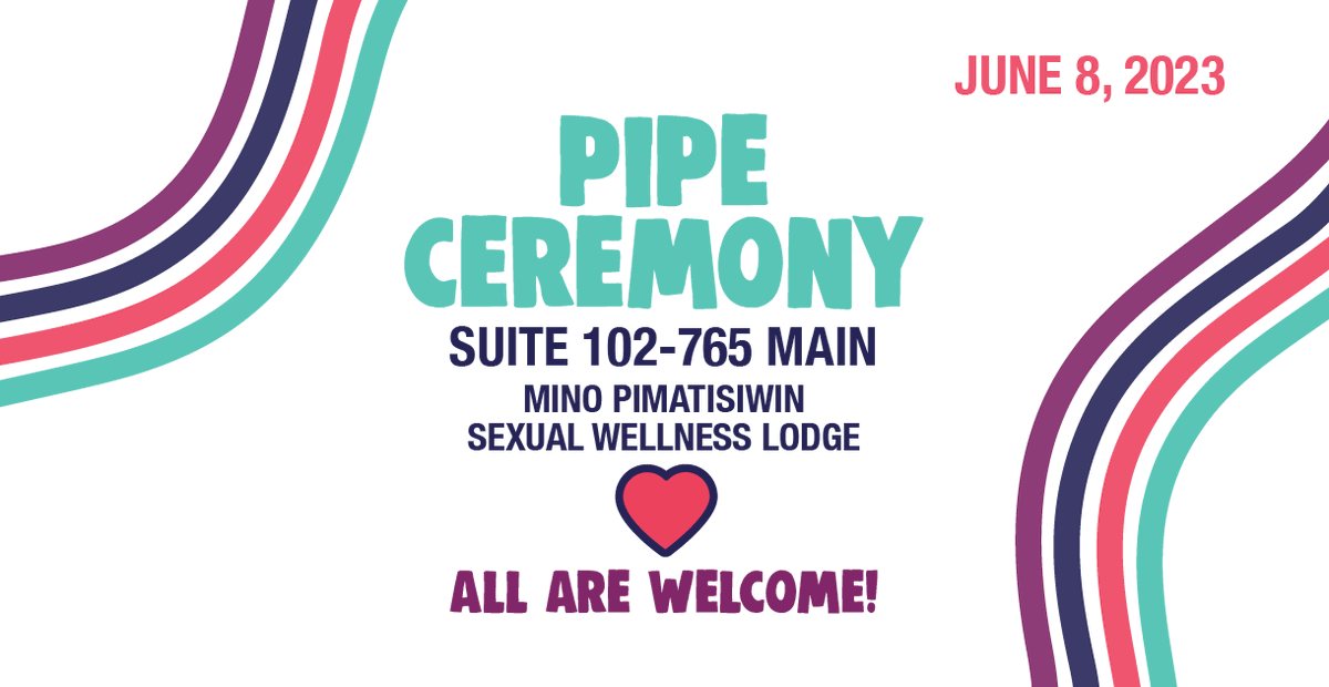 Pipe Ceremony today! All are Welcome!

#GoAskAuntie
#WinnipegClinic
#SexualHealthClinic
#SexualHealthAwareness
#GetTested
#STBBIAwareness
#SexualHealth
#SexualWellness
#StopTheStigma
#SexualHealthServices
#IndigenousSexualHealth
#IndigenousClinic