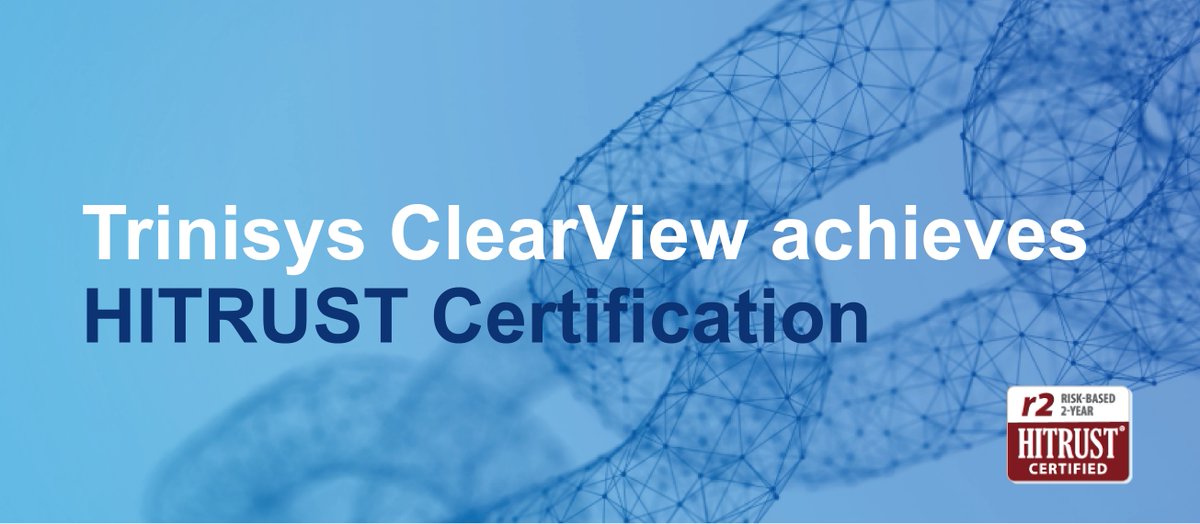 We are proud to announce ClearView's achievement of HITRUST Certification! This is a significant milestone that validates our adherence to the highest standards of privacy and security in the healthcare industry. trinisys.com/2023/06/trinis…