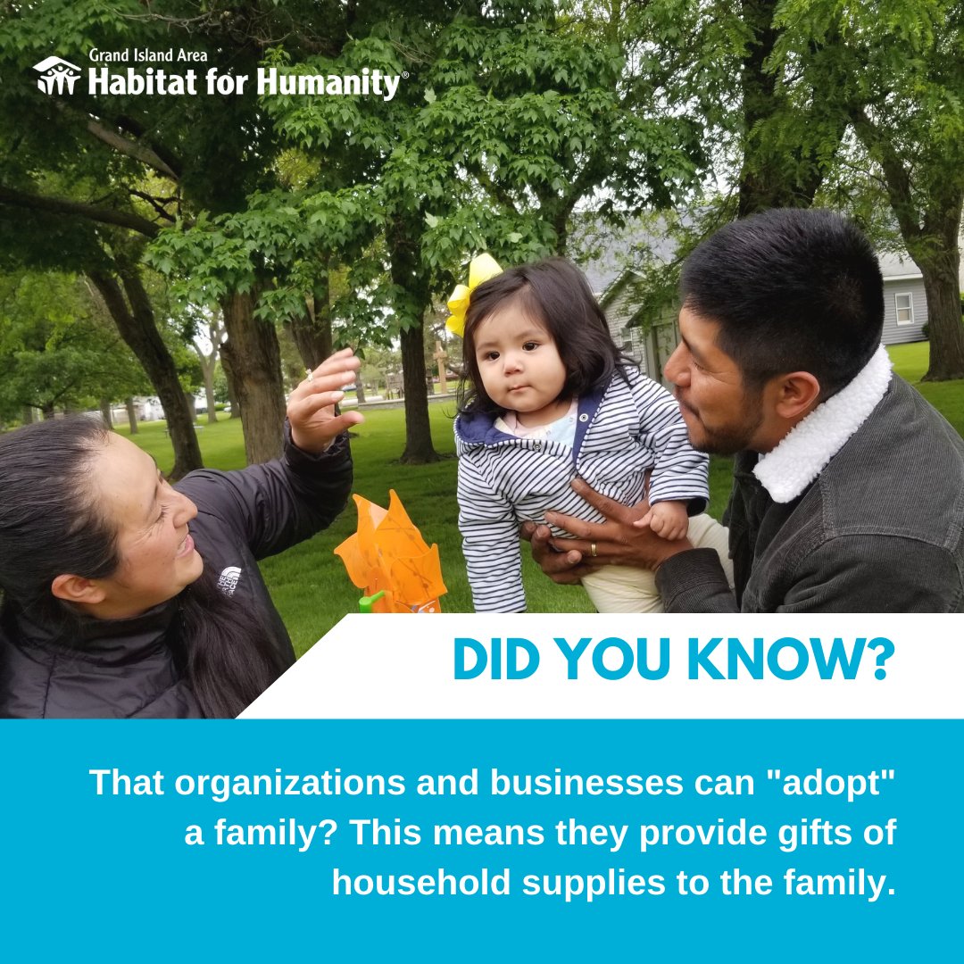 Did you know businesses can 'adopt' a family? Huge thanks to Ashley HomeStore, Central Nebraska for sponsoring House 114. Their generosity is making dreams of home ownership come true. Grateful for their unwavering commitment to the community! #ashleyhometrendsbuildshomes