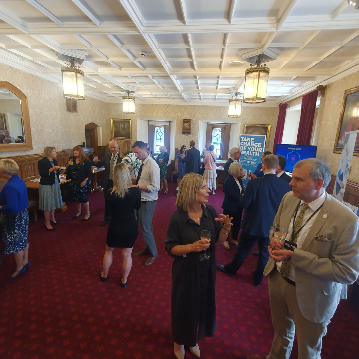 andreajtwilson's tweet photo. Amazing time celebrating BMS Day at House of Lords, highlighting the importance of our roles and the need to invest in our BMSs. Great conversations with colleagues from @IBMScience @Mehwish_khld @StaffsBMS and from Scotland and N.Ireland. #AtTheHeartOfHealthcare  #BMS #Synnovis https://t.co/UYgVdu5mtY