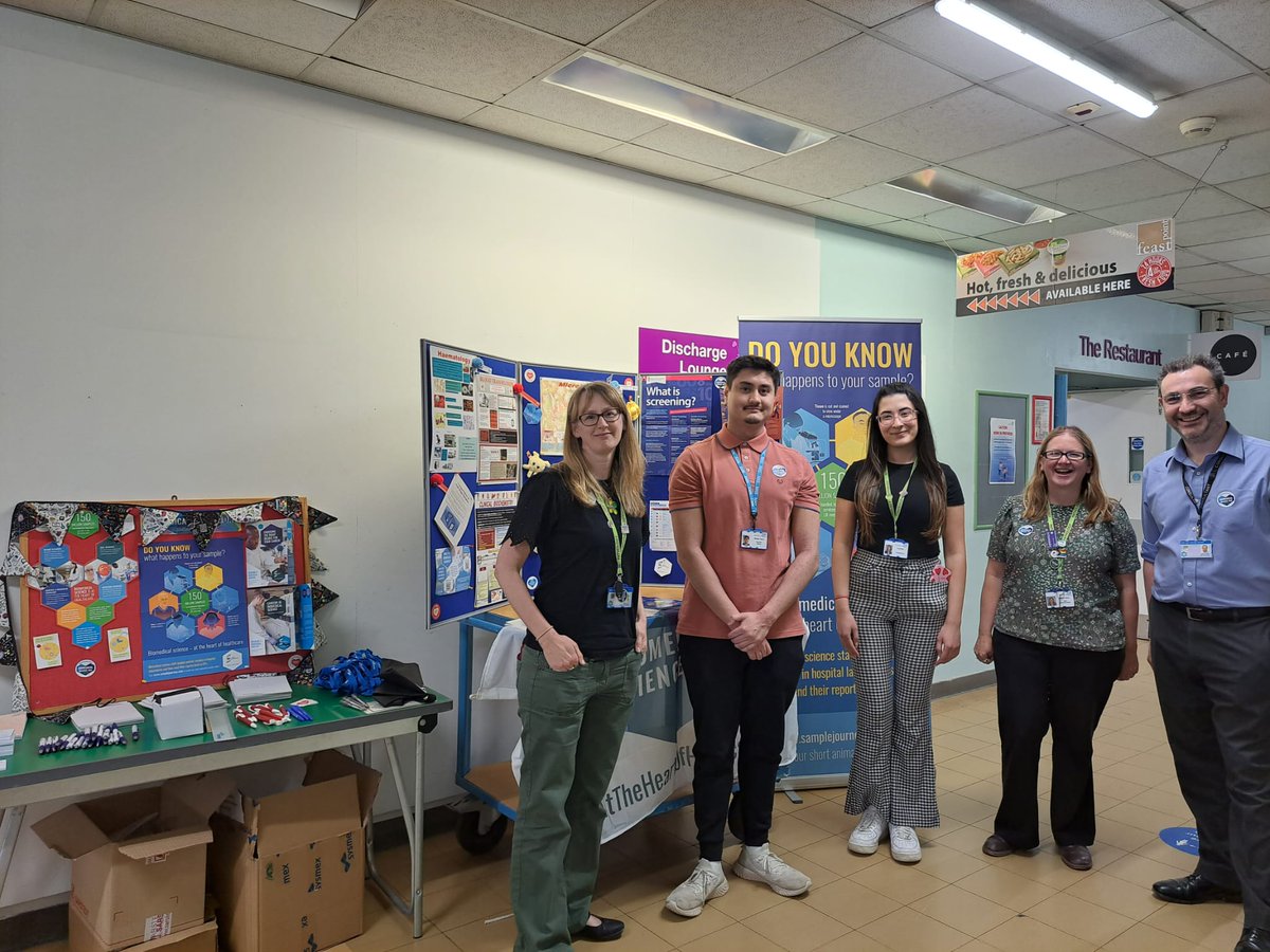 Thanks to all our @ESHTNHS colleagues for coming along and supporting our pop up stand. It was lovely to meet and speak to you all #OurMarvellousTeams @ESHT_CEO @joelnoom @angleseatrc @ESHT_people #AtTheHeartOfHealthcare #biomedicalscienceday2023 @IBMScience