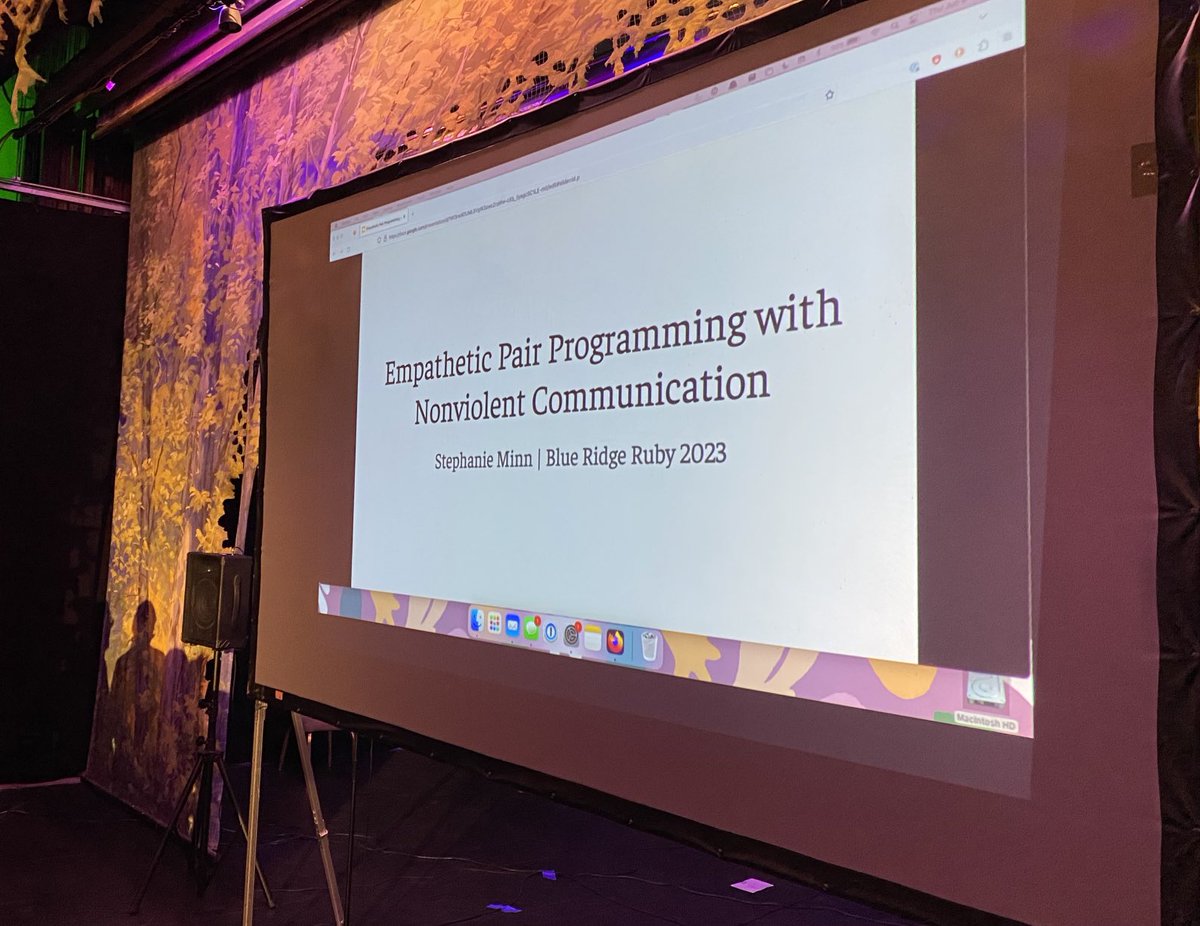 marklocklear's tweet photo. Great talk Stephanie! #blueridgeruby https://t.co/SsVFmGRQmF