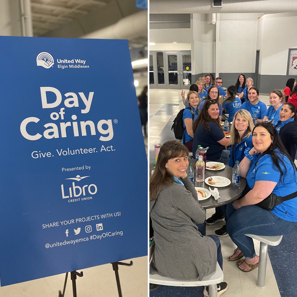 Always excited to have our @LibroCU  teams support @unitedwayemca #DayOfCaring