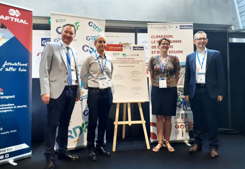 Afin d'accélérer les plans de Motorisations à Faibles Emissions (MFE), la <a href="/regiongrandest/">Région Grand Est</a>, l'<a href="/ademe/">ADEME</a>, l'<a href="/AFTRAL/">AFTRAL</a>, @GRTgaz  et <a href="/GRDF/">GRDF</a> ont signé, ce jeudi, un accord d'engagement pour la création de poste d'un conseiller dédié MFE en Grand Est.

Plus d'infos : climaxion.fr/actualites/mob…