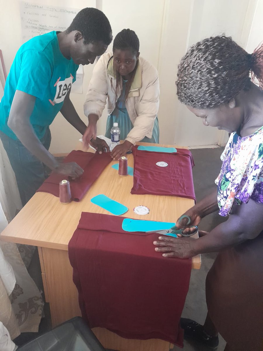 #ThrowbackThursday The IWSD family celebrated MHDay2023 in style as they delivered a Training of Trainers  on Menstrual Hygiene Management and Making of re-usable sanitary pads to Community Health Workers in Murehwa District under the Caritas, AWISH program.