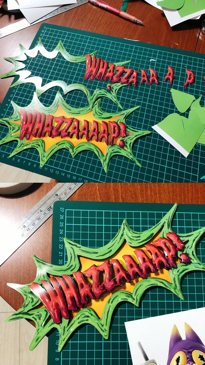 q7_peach's tweet photo. 割的眼睛很累捏
用3D做看看2D裝飾
然後再用紙雕變3D(◐‿◑)？ https://t.co/lV5TEjbzOE
