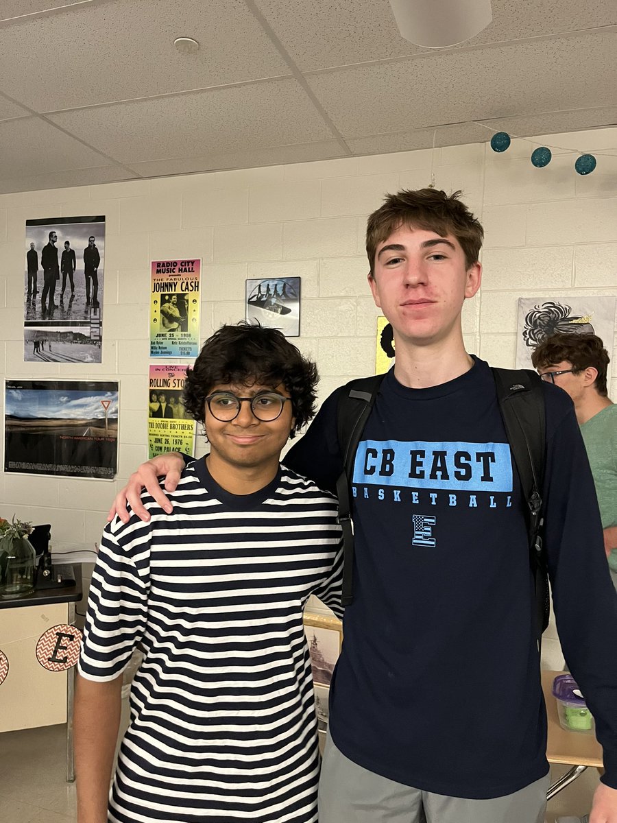 CBweaverj's tweet image. When your AP Euro classes decide to throw an end of the year party during B lunch. They had a “bouncer,” Rasputin dance and pin the beard on Rasputin activity. These kids make me laugh EVERY DAY. ♥️ them! #nerdhumor