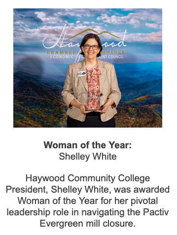 <a href="/Haywoodchamber/">Haywood Chamber</a> recently named BBBSWNC board member Shelley White as Woman of the Year. It also named BBBS supporter JM Teague Engineering its Small Business of the Year. And another huge supporter of BBBS Haywood County, BearWaters Brewing, was named Entrepreneur of the Year!