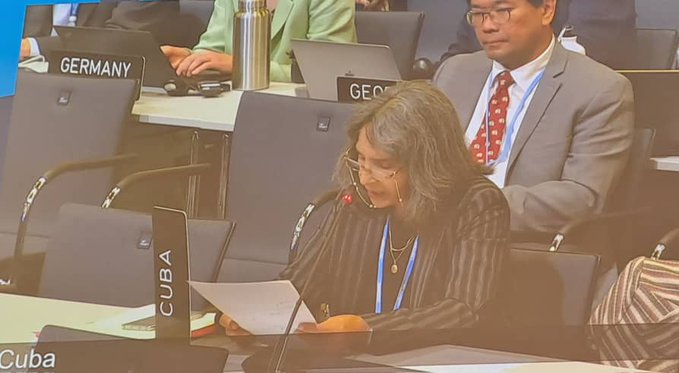In Joint Contact Group meeting, #Cuba on behalf of G77 +China stressed critical importance of GST for successful implementation of Paris Agreement. It also emphasized need to address all thematic areas in balanced manner. #CubaG77