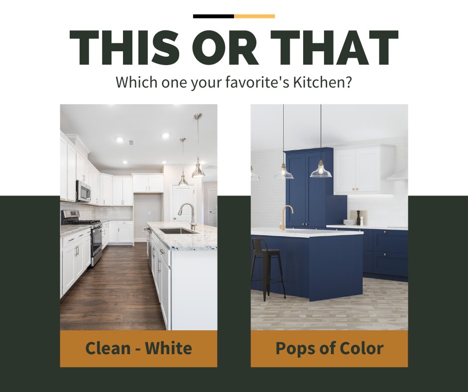 Which Kitchen Would You Rather Cook In? 
#ThisOrThat #WouldYouRather #ChooseOne