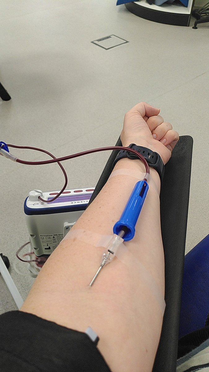 Current status...
Give blood, people!
(Sorry to anyone who now feels queasy. The good news is that you don't have to look while you're donating.)
