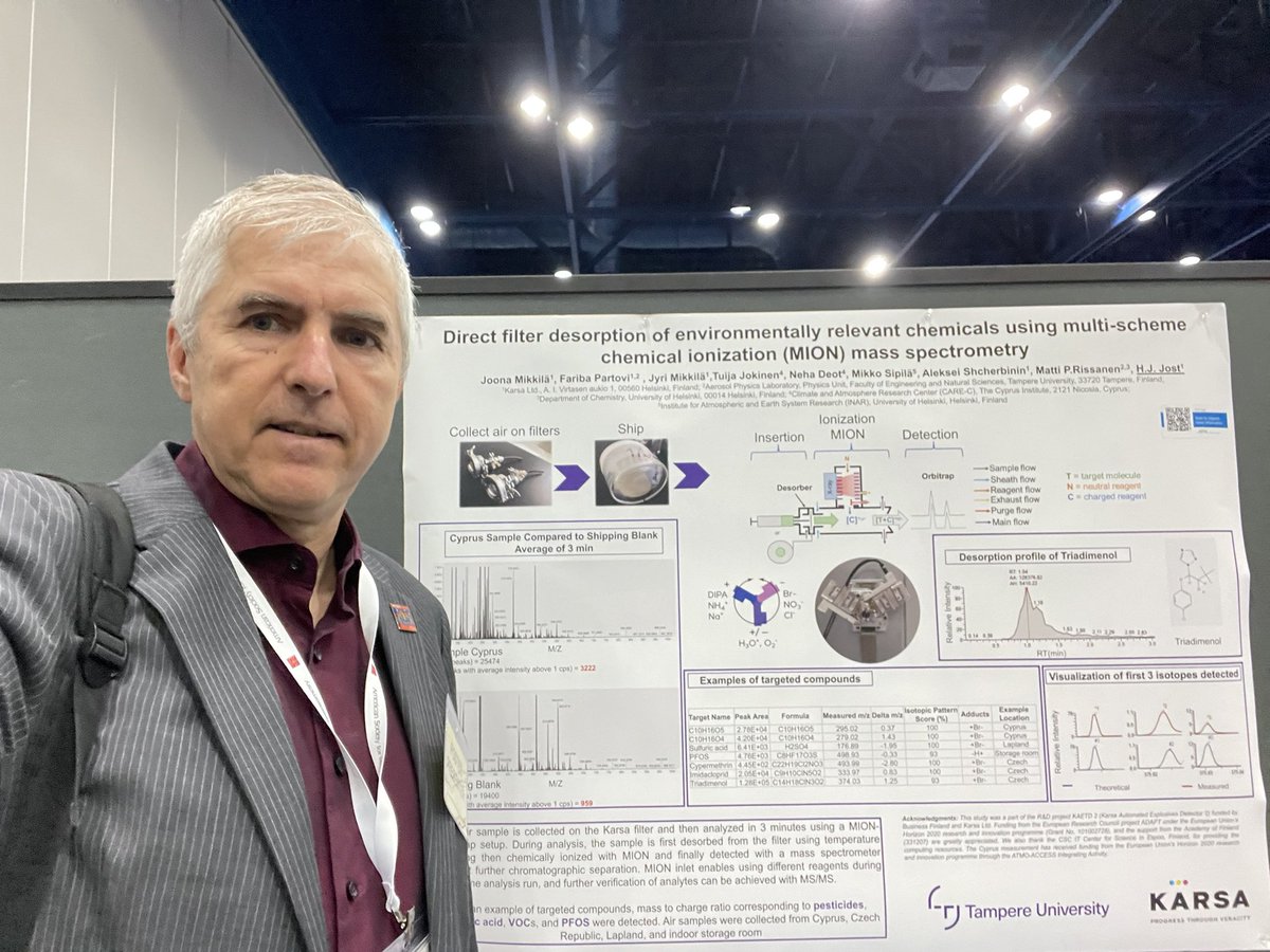 Karsa (@karsadetection) on Twitter photo Donāt miss to learn about filter workflow with MION ion source coupled to <a href="/thermosci/">Thermo Scientific</a> #orbitrap in the #ASMS2023 poster session (088 and 098). We show eg #Pesticides detection from air without #gaschromatograph or #liquidchromatograph <a href="/DrFinland/">Tuija Jokinen</a> @TampereUni <a href="/INAR_fin/">INAR</a> <a href="/sipimikko/">Mikko SipilƤ</a> Donāt miss to learn about filter workflow with MION ion source coupled to <a href="/thermosci/">Thermo Scientific</a> #orbitrap in the #ASMS2023 poster session (088 and 098). We show eg #Pesticides detection from air without #gaschromatograph or #liquidchromatograph <a href="/DrFinland/">Tuija Jokinen</a> @TampereUni <a href="/INAR_fin/">INAR</a> <a href="/sipimikko/">Mikko SipilƤ</a>