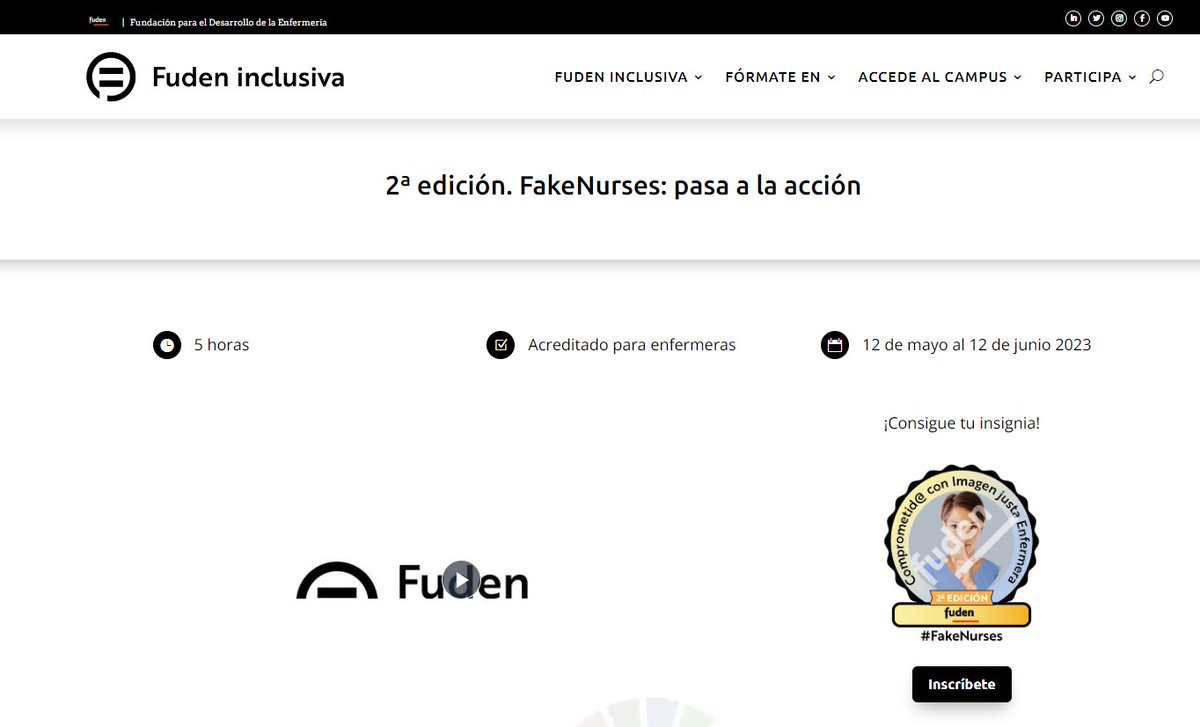 HildegartGlez's tweet photo. 🔁 2º ed. curso gratuito online sobre #FakeNurses  ➡️https://t.co/lmrpe6rimY (accesible hasta 12 julio)
 @fuden_es Es🔝útil para enfermeras preocupadas y preocupadas x imagen profesión x consecuencias negativas para vosotras y vuestros pacientes
Si lo hacéis nos vemos Online 😉 https://t.co/cdiipgc2CX
