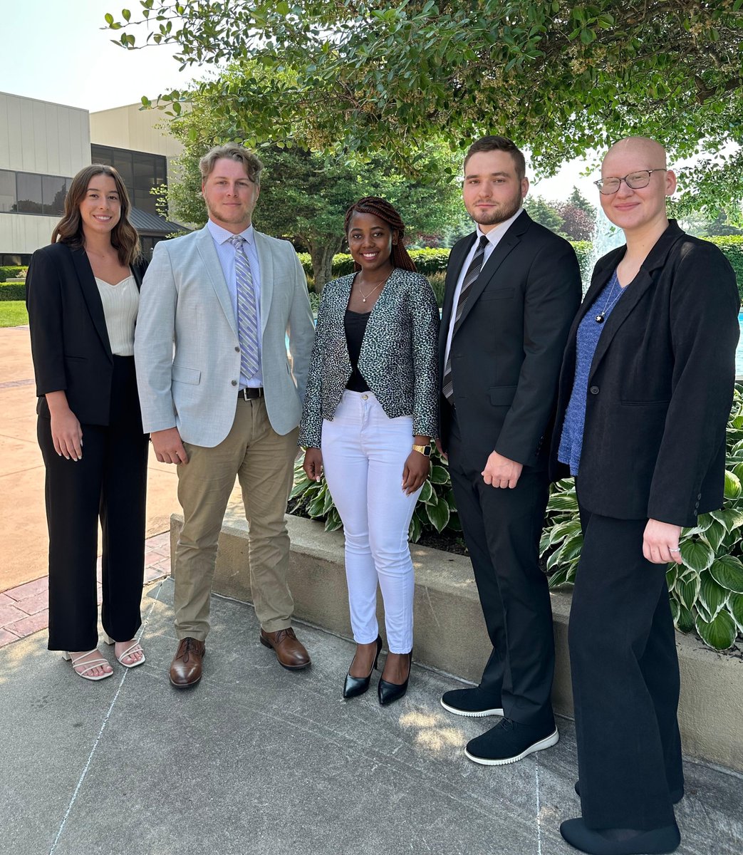 Say hello to our 2023 class of #trainees!  #NIBCO welcomes (l to r) Madison, Devin, Shamiso, Lance, and Jamie.
