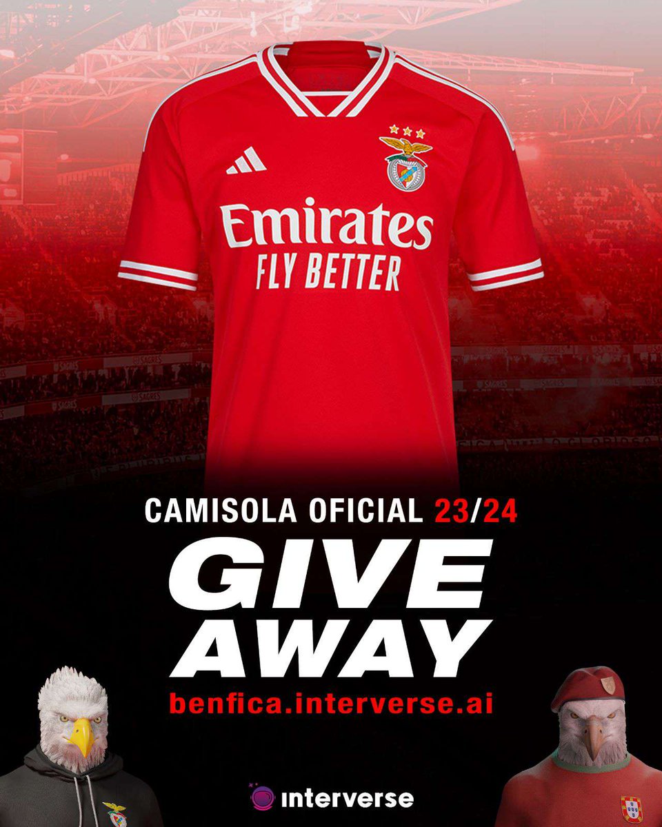 SLBenficaDepre's tweet photo. 🚨 Alerta GIVEAWAY 🚨 

GANHA JÁ a CAMISOLA OFICIAL 2023/24 do BENFICA!

Para participares: 
- Segue @SLBenficaDepre e @VictorySLB
- Like e RT 
- Identifica dois amigos nos comentários  

Sorteio termina segunda-feira (dia 12) às 20h.
Boa sorte! 🍀 https://t.co/LlWj7vnB4h