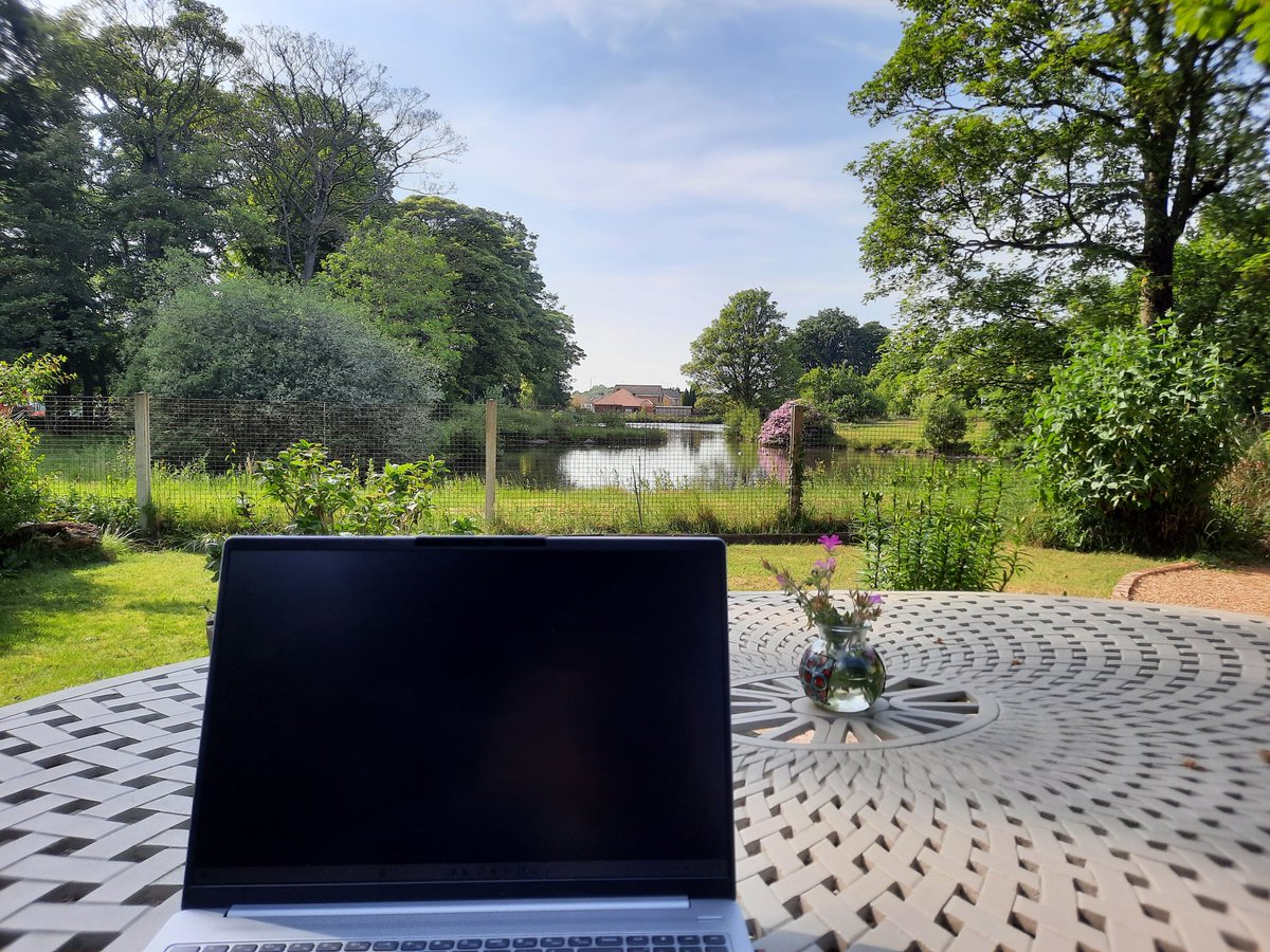 My favourite phrase from my new job has to be "duck alignment" - time spent updating to-do lists, keeping (digital) files tidy, and planning the week ahead. Enjoying today's sat outside - perfect, except no real-life 🦆 in sight!
#NewJob #RemoteWork #ProjectManagement