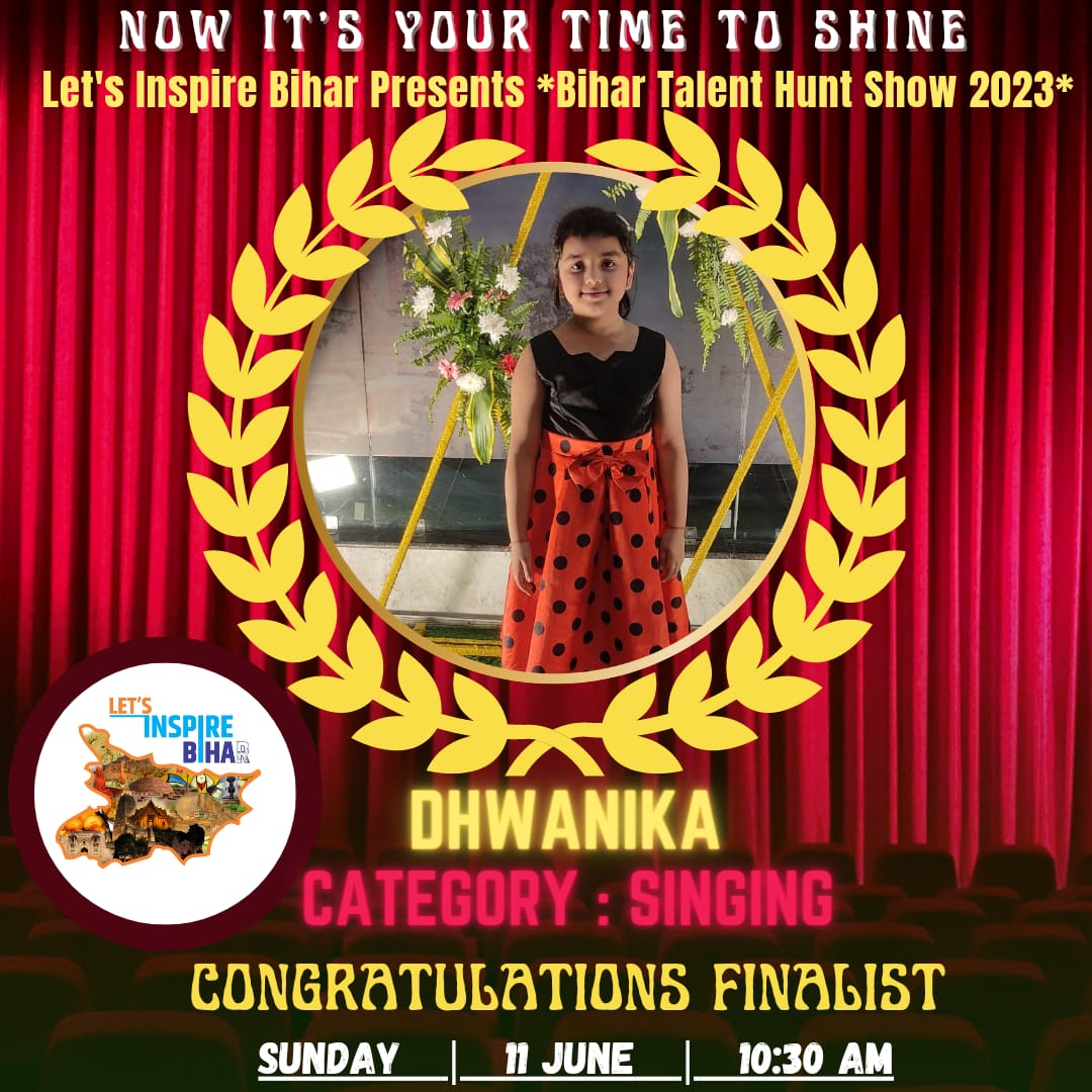 lib_central's tweet photo. Congratulations Dhwanika, Singing!

@vikasvaibhavips 
#letsinspirebihar
#bihartalenthuntshow2023 https://t.co/EsxqDweqvh
