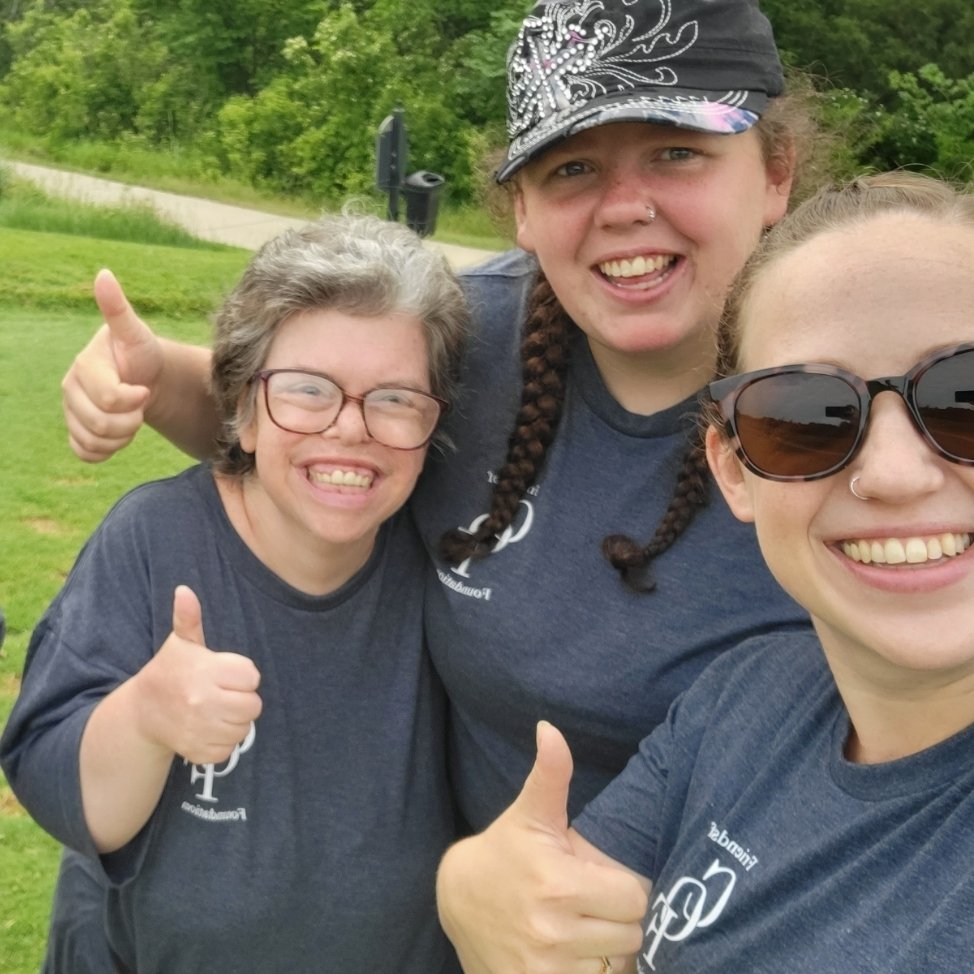 The best hole one welcome crew at the Friends of COF annual golf tournament!! #DisabilityIsNotInability #PlayItForward