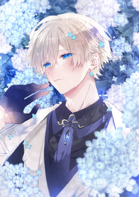 「hydrangea jewelry」 illustration images(Latest)｜2pages