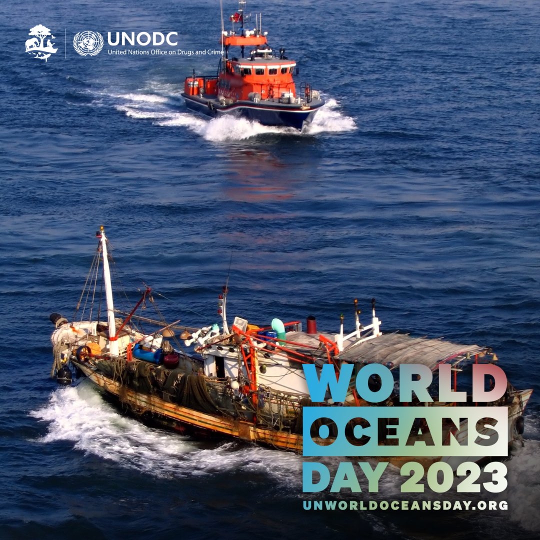 Happy #WorldOceansDay 🌊
Ocean health is threatened by organized criminal activities from illegal ﬁshing, marine pollution to corruption & fraud.
Putting #OceanFirst, fisheries dpts, ports, customs, law enforcement, coast guard & navy must cooperate to end #crimesinfisheries.