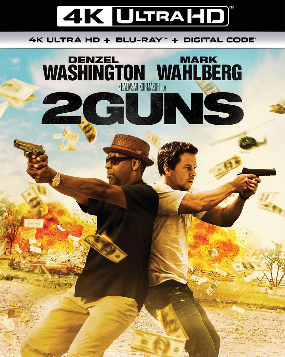 leloupceleste's tweet image. Après l'annonce, le visuel ! 🤑

#2Guns (2013) en #4KUltraHD 📀, dès le 1er août prochain aux 🇺🇸 via @UniversalPics.
