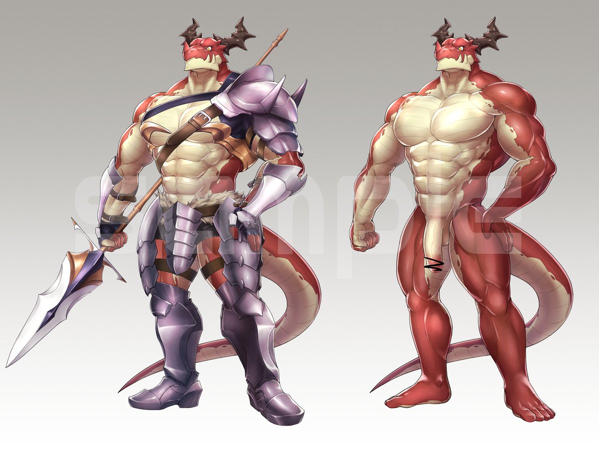 skeb14　立ち絵キャラデザなど