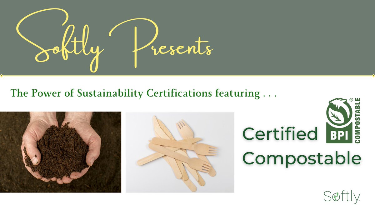 SIGN UP FOR THIS FREE WEBINAR HERE:
lnkd.in/gthUqyxc

mailchi.mp/softlysolution…

Join us on Thursday, June 8 at 12 EST, for our discussion featuring Margaret Eldridge, Certified Compostable Director with Biodegradable Products Institute (BPI).