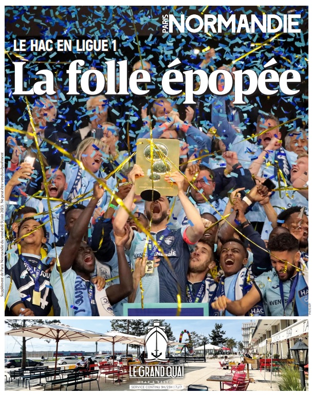Retrouvez dès demain en kiosque et sur paris-normandie.fr un hors-série exceptionnel sur la montée du <a href="/HAC_Foot/">Havre Athletic Club ⚽️</a> en <a href="/Ligue1UberEats/">Ligue1UberEats</a>⚽️#LeHavre #Football