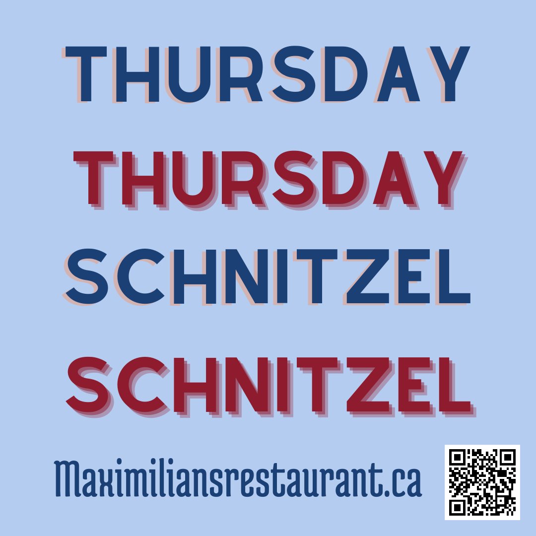 Are you seeing double? It's because the Schnitzel Special for 2 is on today! Call 613-267-2536 for reservations or takeout. Prost to Schnitzel for 2! 
#Thursday #ThursdayTreats #LunchBreak #dinner #dinnerfor2