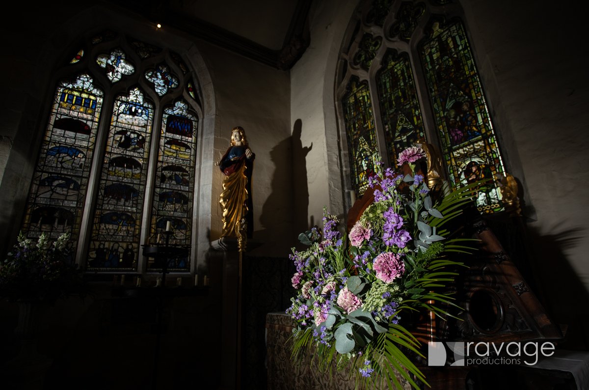 Bloomin' marvellous. Students from @AskhamBryan have produced floral displays representing the sacraments for @AllSaints_North flower festival which runs until Sunday. #floristry #York