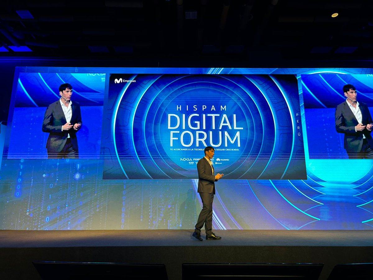Juan Vicente Martín, director de B2B de #TelefonicaHispam, anunció una alianza con Nokia, de la mano de Telefónica Tech, para acelerar la transformación digital de las empresas de la región con la solución Industrial IoT Network.  #HispamDigitalForum