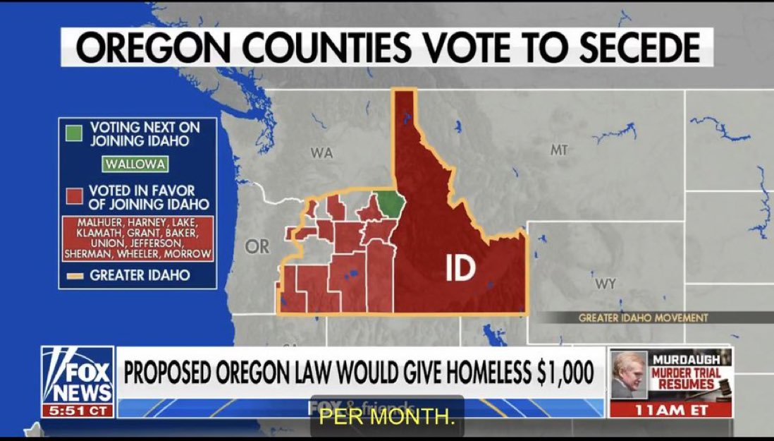 Citizen Free Press on Twitter "12 Oregon counties have voted to secede from western Oregon and