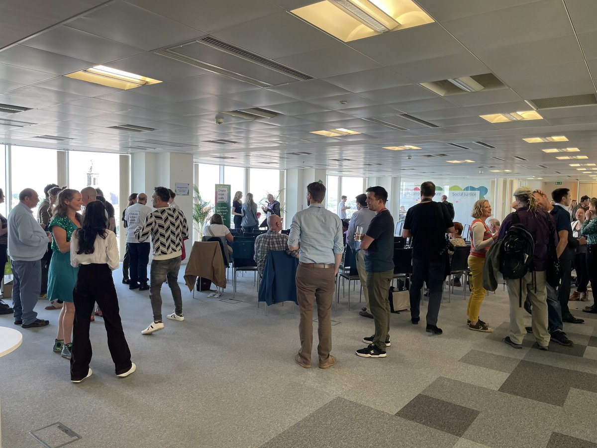 ClimateActLeeds's tweet image. We’re excited to see everyone already exploring the space at this evening’s launch event. 
A place to come together and inspire collective action in the city 🤝
#ImagineLeeds