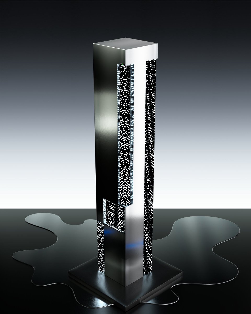 refraction_irl's tweet image. 🪩 We are LIVE! Excited to finally reveal the artwork for 'Monument' by @JIMMYEDGAR!  Inspired by a trip to Egypt it explores the obelisk as cultural object, and the play between the digital and physical. 🖤 24 hour mint! 
zora.co/collect/0x9a73…