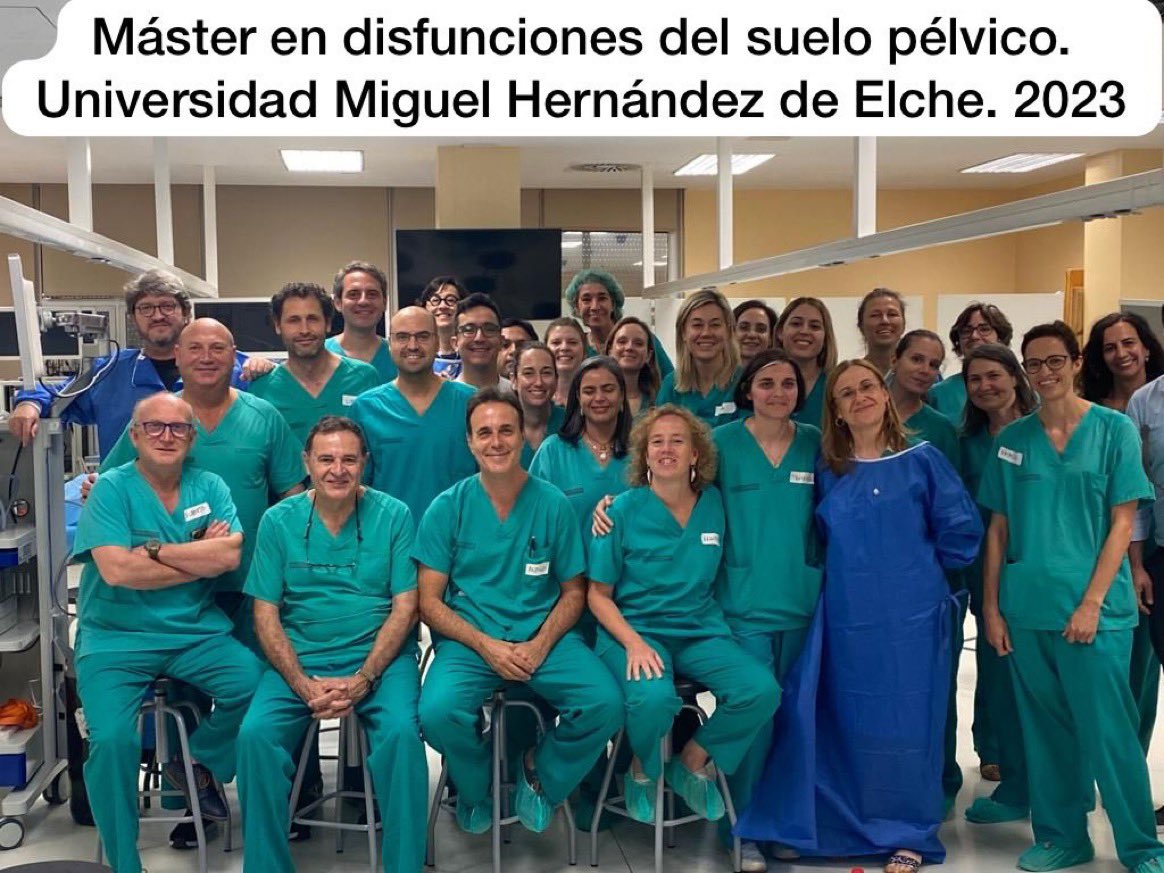 Ana Sánchez Romero - MD (@anasanchezrom) on Twitter photo Otro año más aprendiendo de los mejores. Máster Propio Suelo Pelvico 2023
<a href="/drArroyoElche/">Antonio Arroyo</a> <a href="/MaraJosAlcaide1/">María José Alcaide</a> <a href="/LuisSanchezGlln/">Luis Sánchez-Guillén</a> <a href="/franloarias/">Francisco López Rodriguez -Arias</a> <a href="/marioorlo/">Mario Ortega López</a> <a href="/castillo_cgdcdj/">JCD</a> <a href="/AlbertoParajo/">Alberto Parajó</a> <a href="/LuismiJ76/">Luismi Jiménez</a> <a href="/VVigorita/">Vincenzo Vigorita MD, PhD, EBSQ-c, FACS</a> <a href="/ArantxaMunozD/">Arantxa Muñoz Duyos</a> <a href="/fernandjimenez/">Fernando Jimenez</a> <a href="/XGonzalezArg/">Xavier Gonzalez</a> ManuelaElia AlvaroGGranero Otro año más aprendiendo de los mejores. Máster Propio Suelo Pelvico 2023
<a href="/drArroyoElche/">Antonio Arroyo</a> <a href="/MaraJosAlcaide1/">María José Alcaide</a> <a href="/LuisSanchezGlln/">Luis Sánchez-Guillén</a> <a href="/franloarias/">Francisco López Rodriguez -Arias</a> <a href="/marioorlo/">Mario Ortega López</a> <a href="/castillo_cgdcdj/">JCD</a> <a href="/AlbertoParajo/">Alberto Parajó</a> <a href="/LuismiJ76/">Luismi Jiménez</a> <a href="/VVigorita/">Vincenzo Vigorita MD, PhD, EBSQ-c, FACS</a> <a href="/ArantxaMunozD/">Arantxa Muñoz Duyos</a> <a href="/fernandjimenez/">Fernando Jimenez</a> <a href="/XGonzalezArg/">Xavier Gonzalez</a> ManuelaElia AlvaroGGranero