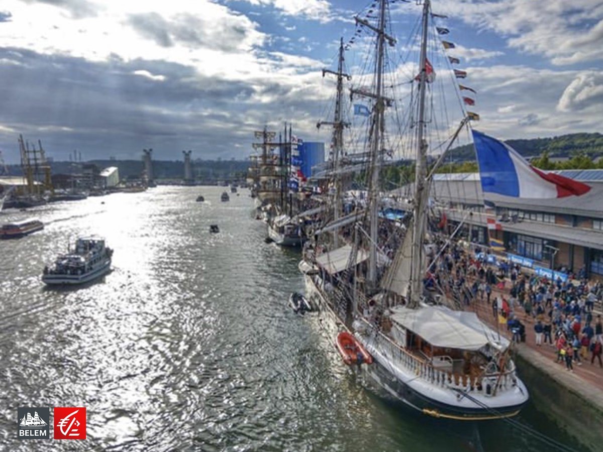Direction l'<a href="/ArmadaRouen/">L'Armada de Rouen</a>😍! Guettez l'arrivée du Belem demain soir en fin de journée. On vous attend nombreux jusqu'au 18 juin pour célébrer cette grande fête #maritime 🥳⚓